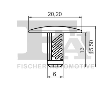 Clip, decorative/protective strip