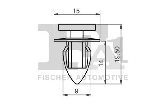 Clip, decorative/protective strip, Image 2