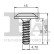 Clip, decorative/protective strip