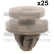 Clip, decorative/protective strip, Thumbnail 2