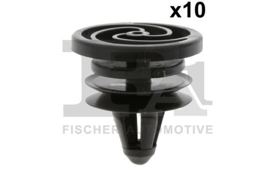 Clip, decorative/protective strip