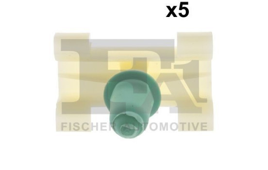 Clip, decorative/protective strip