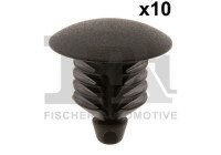 Clip, decorative/protective strip