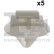 Clip, decorative/protective strip