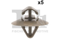 Clip, decorative/protective strip
