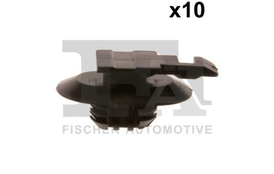 Clip, decorative/protective strip