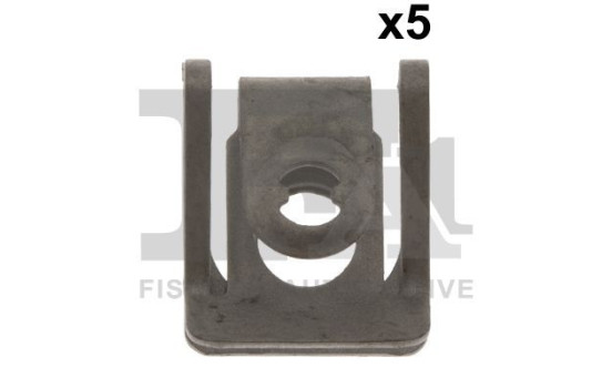Clip, decorative/protective strip