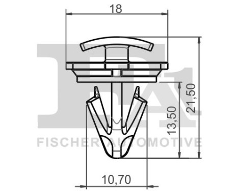 Clip, decorative/protective strip, Image 2