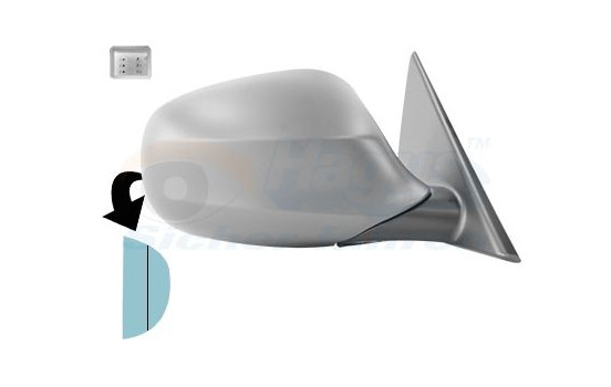 DOOR MIRROR ELECTRICALLY Complete RIGHT 0667808 Hagus