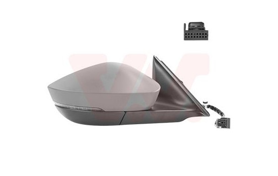 DOOR MIRROR ELECTRICALLY Complete RIGHT 7647808 Hagus