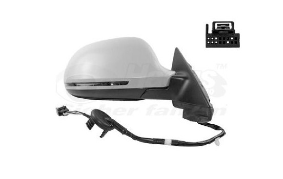 ELECTRIC Outside mirror RIGHT A3 from '08 hea/pri/8pin 0334808 Hagus, Image 2