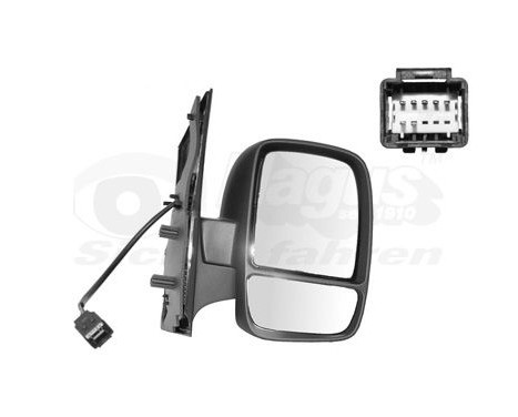 ELECTRIC Outside mirror RIGHT Jump/Exp/Scudo 07 Double 0943808 Hagus, Image 2