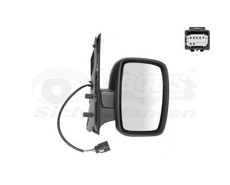 ELECTRIC Outside mirror RIGHT Jump/Exp/Scudo 07 Single 1612808 Hagus, Image 2