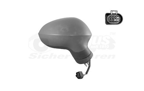 ELECTRIC Outside mirror RIGHT Leon 09- Hea/Prim/5Pin 4940808 Hagus, Image 2