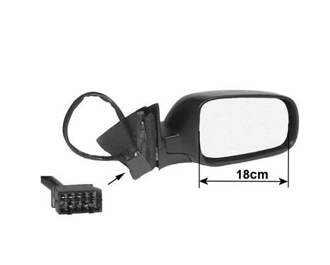 ELECTRIC Right-hand exterior mirror, electrically ADJUSTABLE, RIGHT 5837818 Hagus