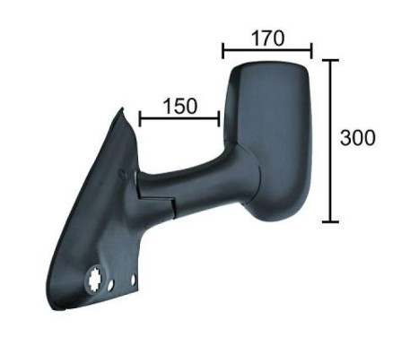 Exterior mirror 1455224 Diederichs