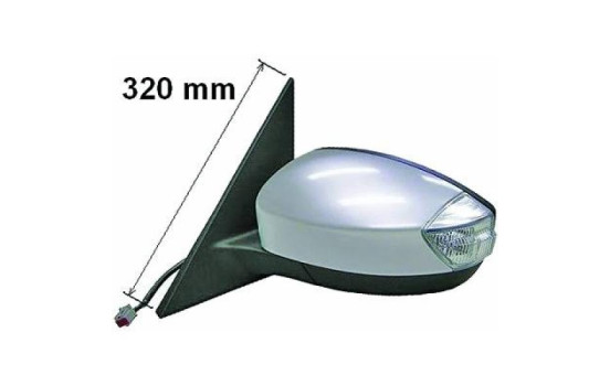 Exterior mirror 1485225 Diederichs
