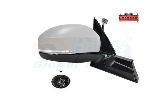 Exterior mirror * HAGUS * 0262808