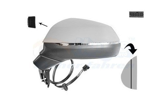 Exterior mirror * HAGUS * 0391827, Image 2