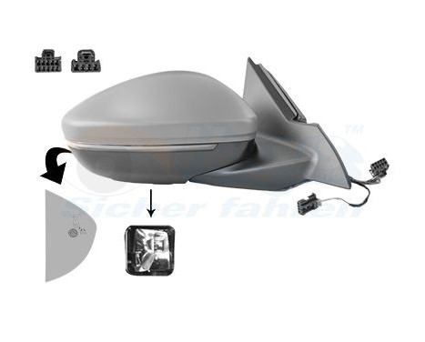 Exterior mirror * HAGUS * 3807828