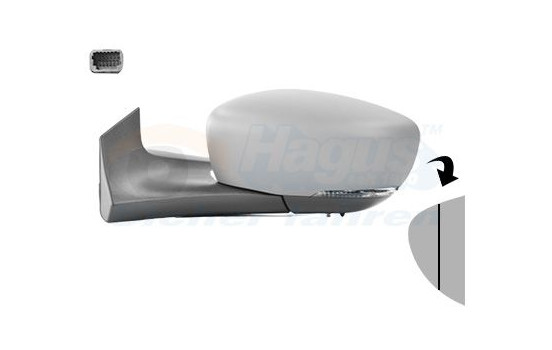 Exterior mirror * HAGUS * 4365807