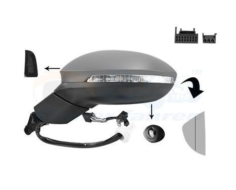 Exterior mirror * HAGUS * 5711817