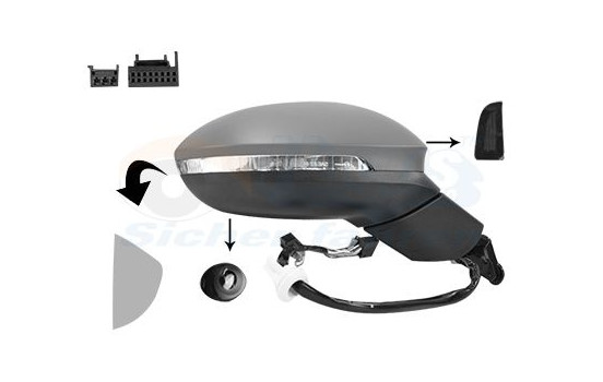 Exterior mirror * HAGUS * 5711828