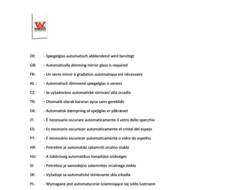 Exterior mirror * HAGUS * 7638828