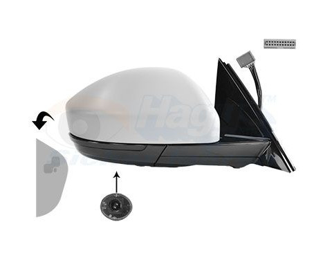 Exterior mirror * HAGUS * 7719826