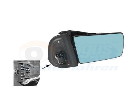 Incomplete Outside Mirror MERC. W210/140 3031856 Hagus, Image 2