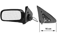 Left electric exterior mirror 4/5 doors 3317815 Hagus