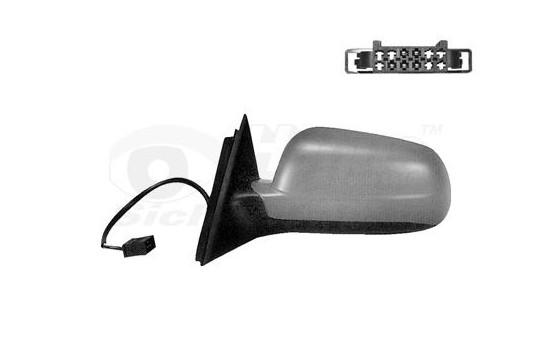 Left electric exterior mirror -8/06 Heated, Aspherical 7634807 Hagus, Image 2