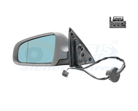 Left electric exterior mirror, aspherical 0318807 Hagus, Image 2