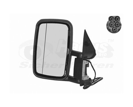 Left electric exterior mirror, aspherical 3075817 Hagus, Image 2