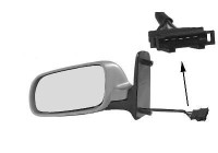 Left electric exterior mirror from '98 PRIMER HEATED ASFER 5878817 Hagus