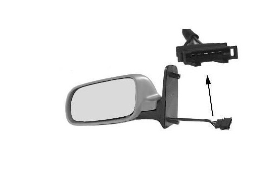 Left electric exterior mirror from '98 PRIMER HEATED ASFER 5878817 Hagus