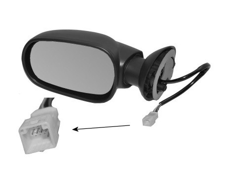 Left electric exterior mirror Heated 1514807 Hagus