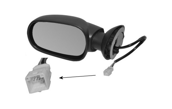 Left electric exterior mirror Heated 1514807 Hagus