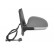 Left electric exterior mirror, heated, Primer + Aspherical 5895807 Hagus