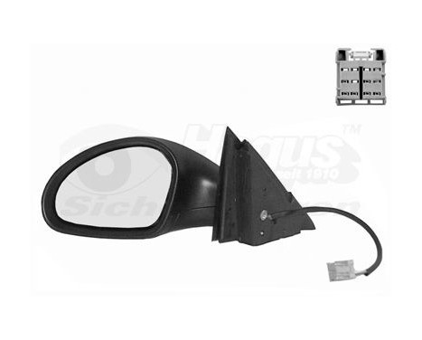 Left electric exterior mirror PRIMER Aspherical FOLDABLE 4917819 Hagus, Image 2