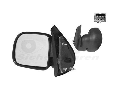 Left electric exterior mirror until '01 4310805 Hagus, Image 3
