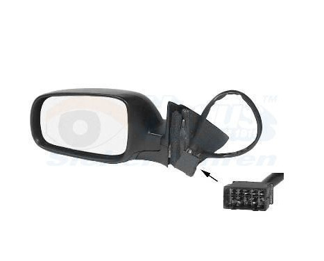 Left electric exterior mirror until '98 5836807 Hagus, Image 2