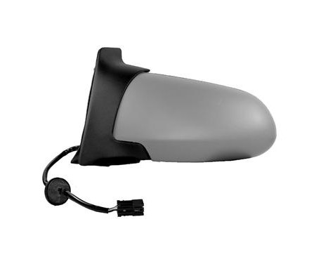 Left electric outside mirror 11/02- Primer, Heated 3791807 Hagus