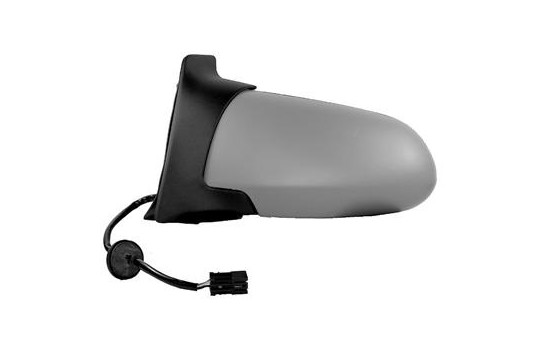 Left electric outside mirror 11/02- Primer, Heated 3791807 Hagus