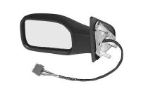 Left electric outside mirror HEATED, PRIMER, FOLDABLE 4009807 Hagus