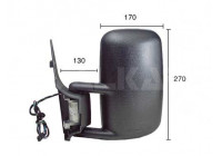 Left outside mirror complete 9225910 Alkar