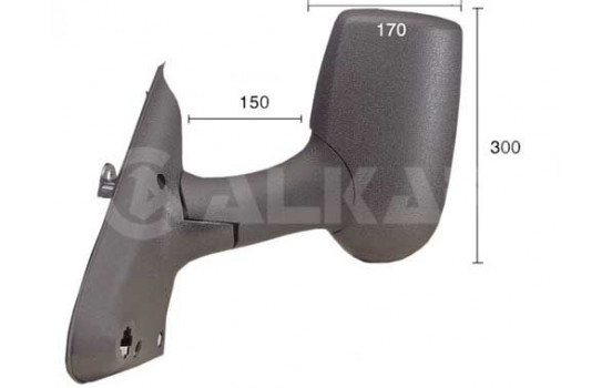 Left outside mirror complete 9237960 Alkar