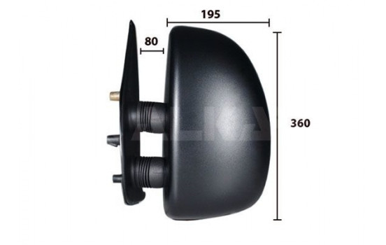 Left outside mirror complete 9254961 Alkar