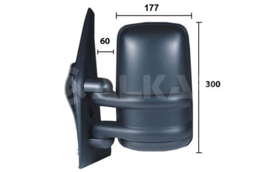 Left outside mirror complete 9264902 Alkar