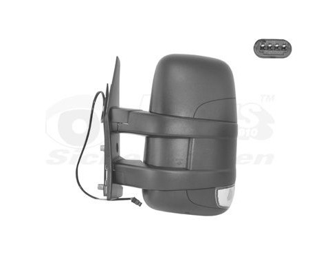 MANUALLY ADJUSTABLE LEFT EXTERNAL MIRROR Daily 06+ 2815801 Hagus, Image 2